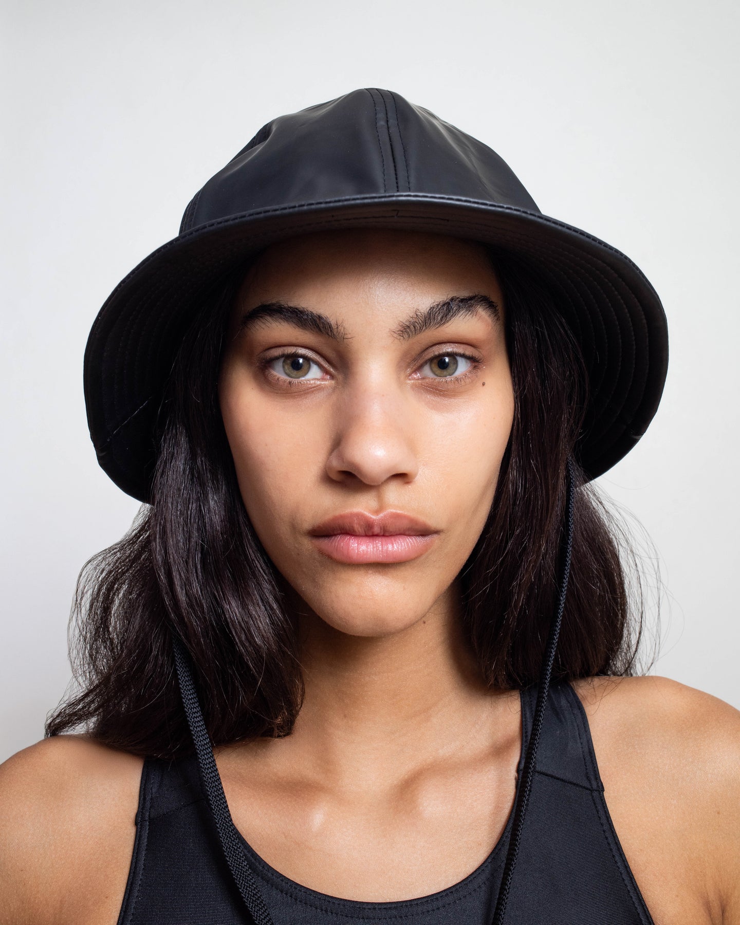 Mat Black Sun Hat
